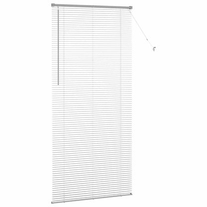 vidaXL Balkenjalousien Silber 220 x 105 cm Aluminium