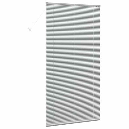 vidaXL Balkenjalousien Silber 220 x 120 cm Aluminium