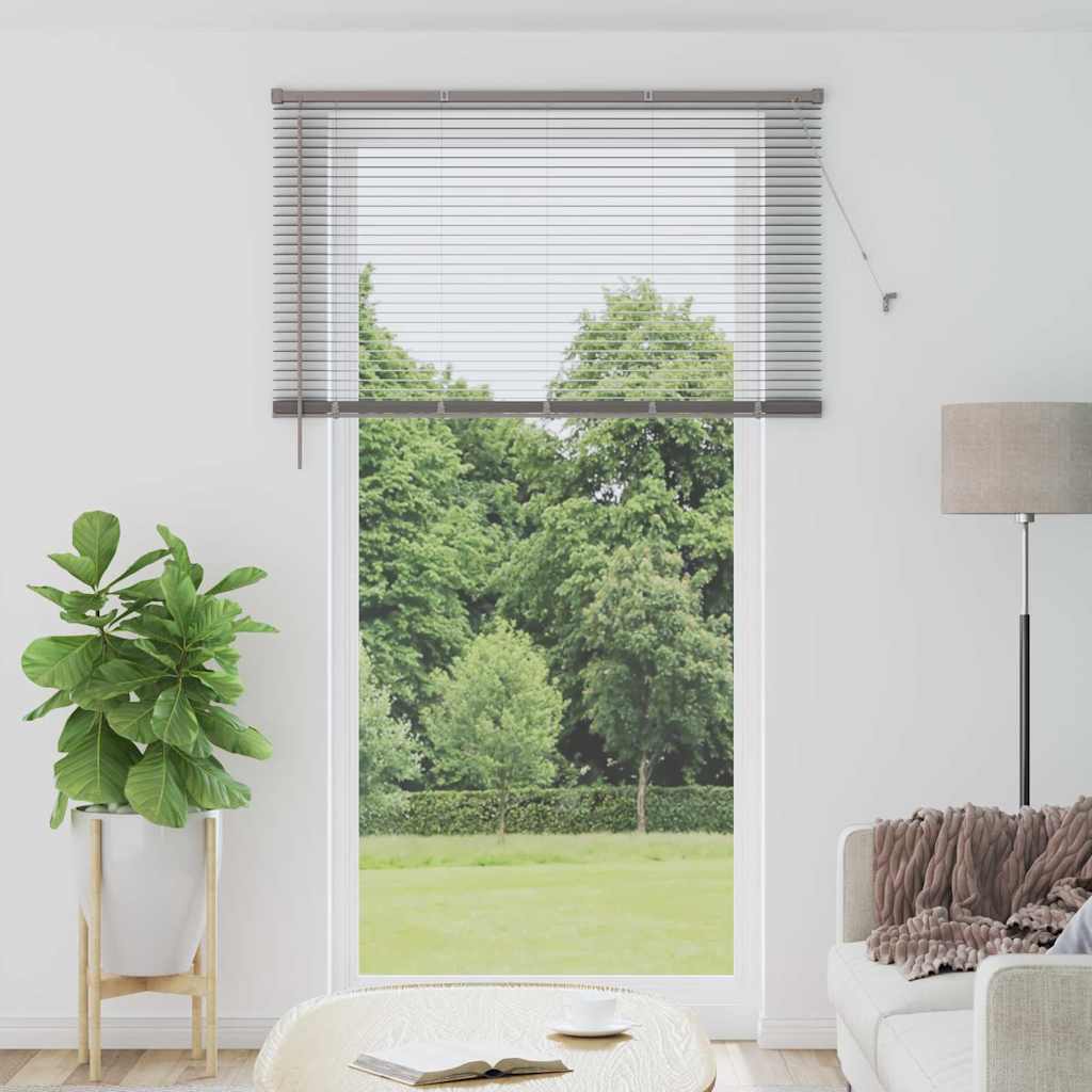 vidaXL Balkenjalousien Silber 220 x 130 cm Aluminium