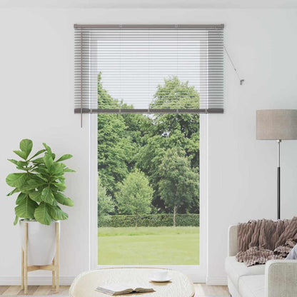 vidaXL Balkenjalousien Silber 220 x 130 cm Aluminium