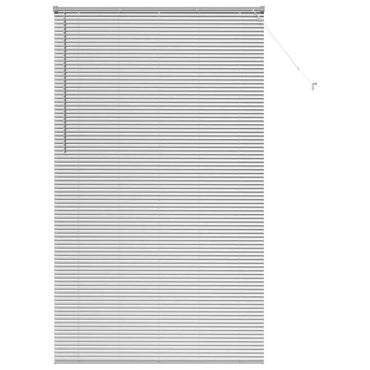 vidaXL Balkenjalousien Silber 220 x 130 cm Aluminium