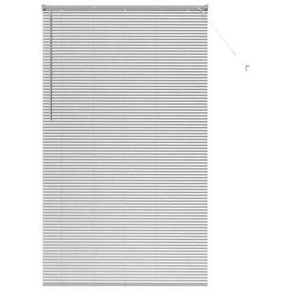 vidaXL Balkenjalousien Silber 220 x 130 cm Aluminium