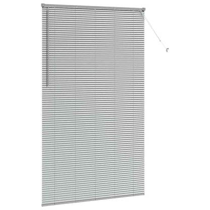 vidaXL Balkenjalousien Silber 220 x 135 cm Aluminium