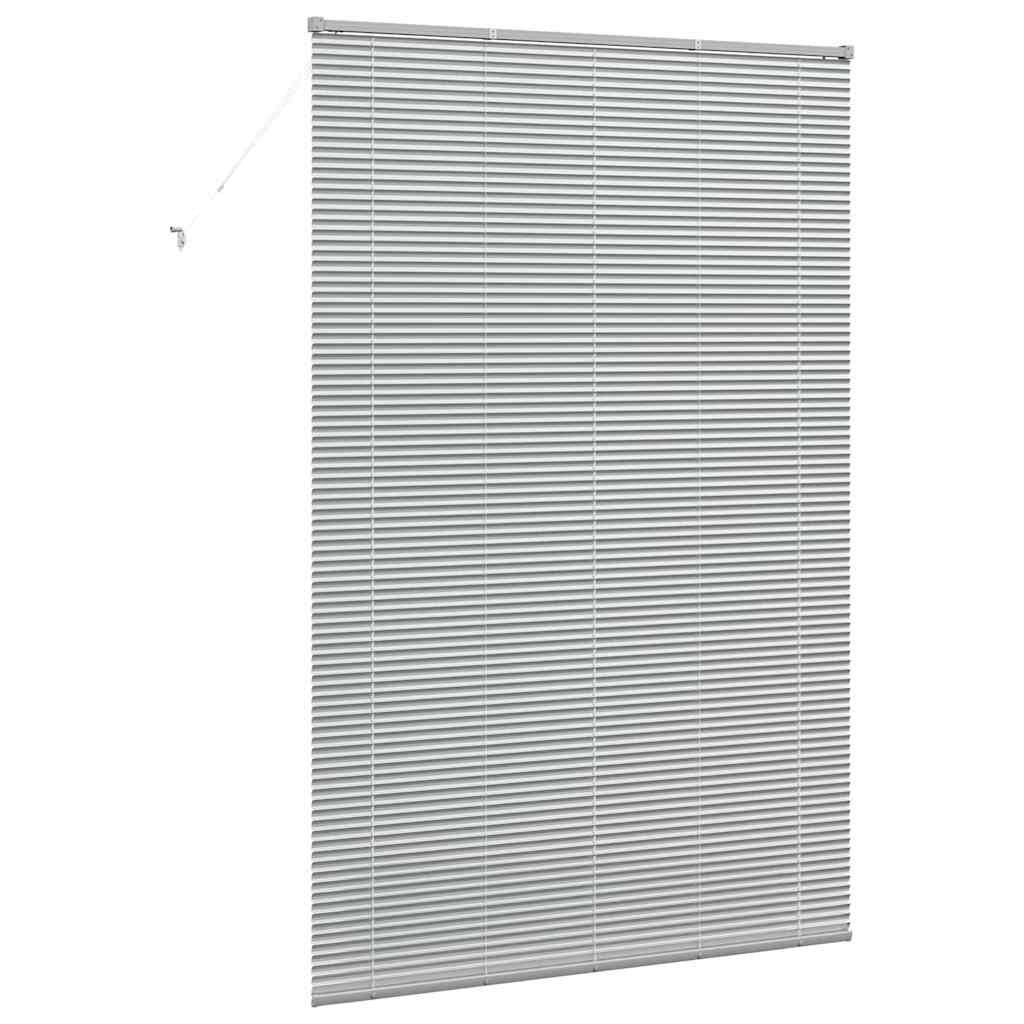 vidaXL Balkenjalousien Silber 220 x 140 cm Aluminium