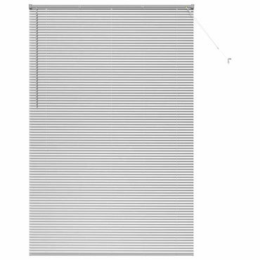 vidaXL Balkenjalousien Silber 220 x 140 cm Aluminium