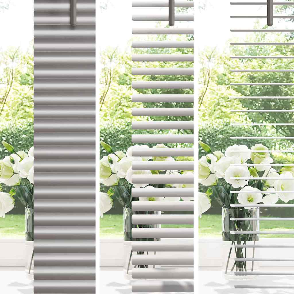 vidaXL Balkenjalousien Silber 220 x 145 cm Aluminium