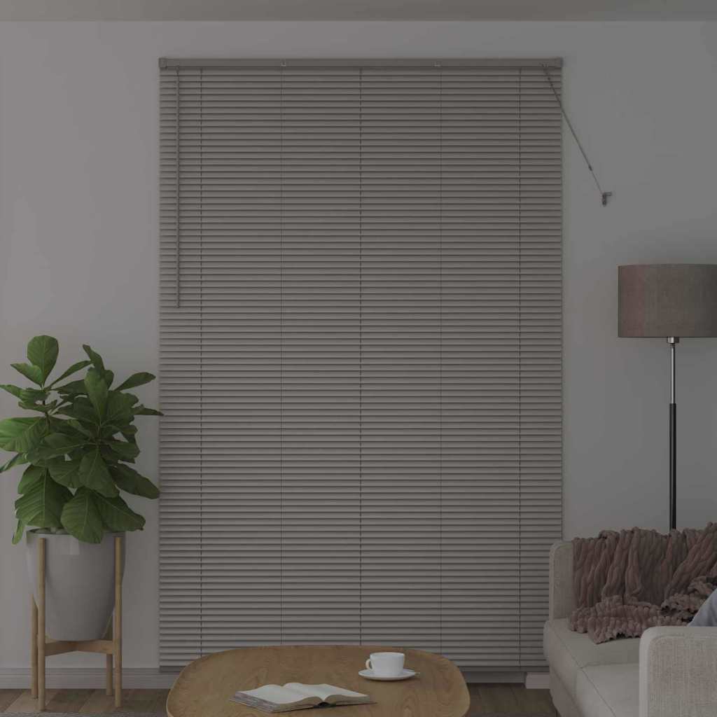 vidaXL Balkenjalousien Silber 220x150cm Aluminium