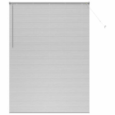vidaXL Balkenjalousien Silber 220 x 155 cm Aluminium