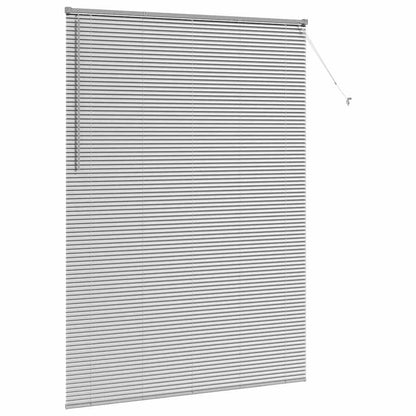 vidaXL Balkenjalousien Silber 220 x 160 cm Aluminium