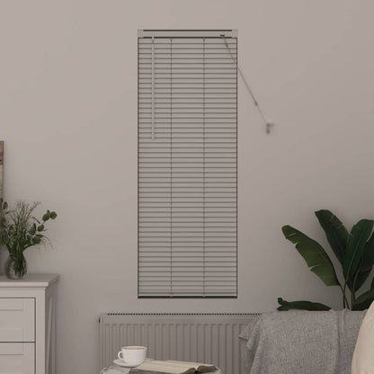 vidaXL Balkenjalousien Weiß 130 x 40 cm Aluminium