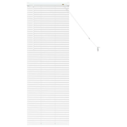 Balkenjalousien Weiß 130 x 45 cm Aluminium