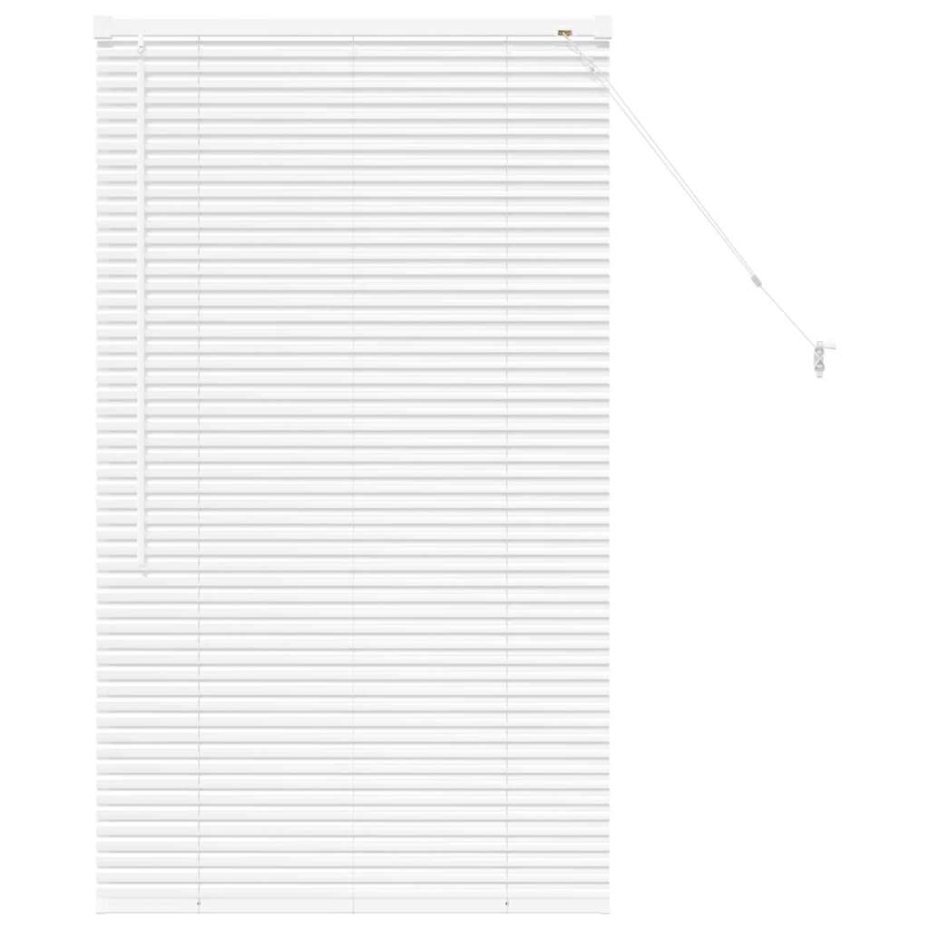 Balkenjalousien Weiß 130 x 70 cm Aluminium