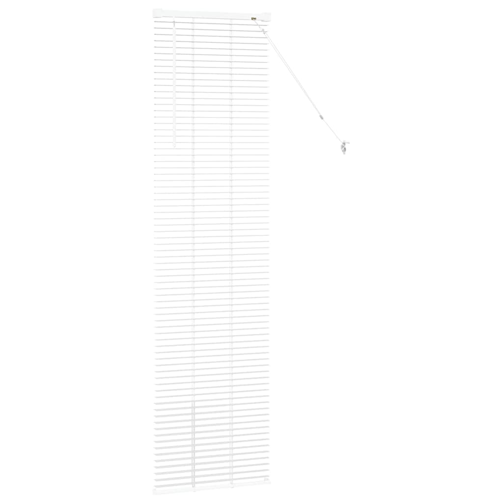Balkenjalousien Weiß 175 x 50 cm Aluminium
