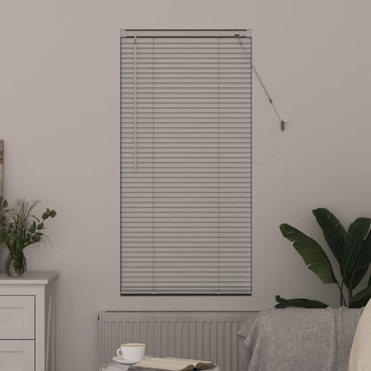 vidaXL Balkenjalousien Weiß 175 x 60 cm Aluminium