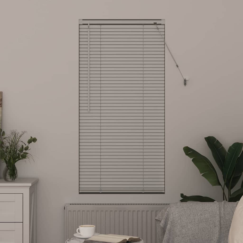 vidaXL Balkenjalousien Weiß 175 x 65 cm Aluminium