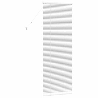 vidaXL Balkenjalousien Weiß 175 x 65 cm Aluminium