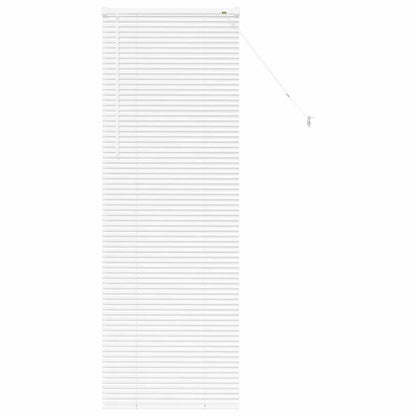 vidaXL Balkenjalousien Weiß 175 x 65 cm Aluminium