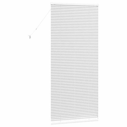 vidaXL Balkenjalousien Weiß 175 x 80 cm Aluminium