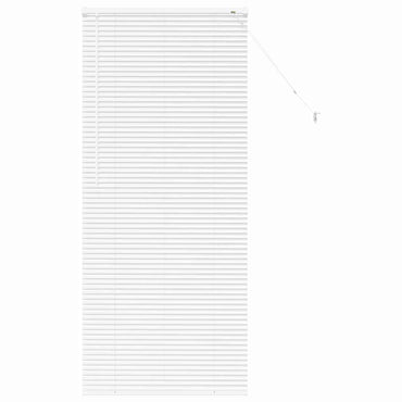 vidaXL Balkenjalousien Weiß 175 x 80 cm Aluminium