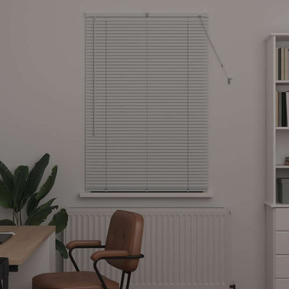 vidaXL Balkenjalousien Weiß 175 x 90 cm Aluminium