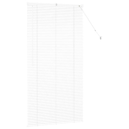 vidaXL Balkenjalousien Weiß 175 x 90 cm Aluminium