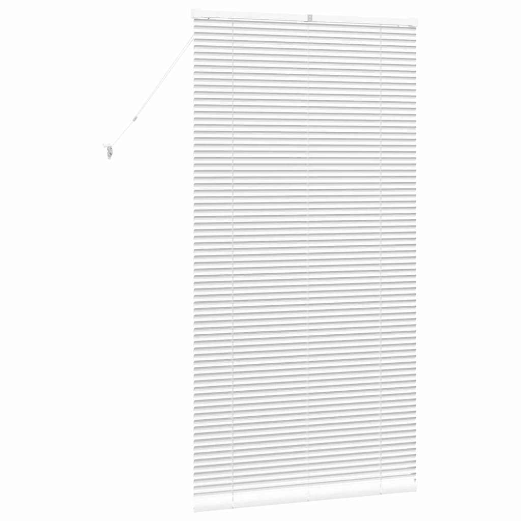 vidaXL Balkenjalousien Weiß 175 x 90 cm Aluminium