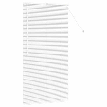 vidaXL Balkenjalousien Weiß 175 x 95 cm Aluminium