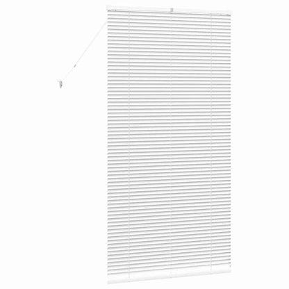 vidaXL Balkenjalousien Weiß 175 x 95 cm Aluminium