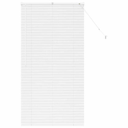 vidaXL Balkenjalousien Weiß 175 x 95 cm Aluminium
