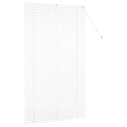 vidaXL Balkenjalousien Weiß 175 x 100 cm Aluminium