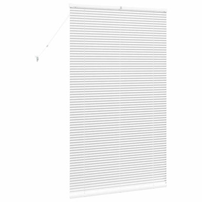 vidaXL Balkenjalousien Weiß 175 x 100 cm Aluminium