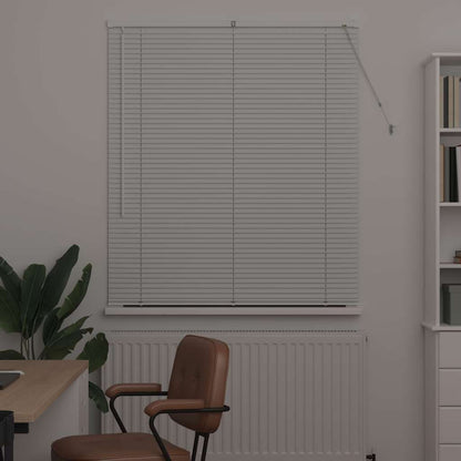 vidaXL Balkenjalousien Weiß 175 x 110 cm Aluminium