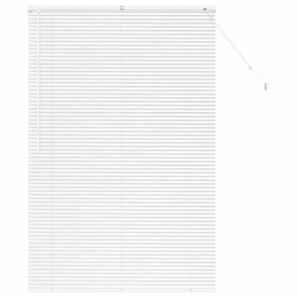 vidaXL Balkenjalousien Weiß 175 x 120 cm Aluminium