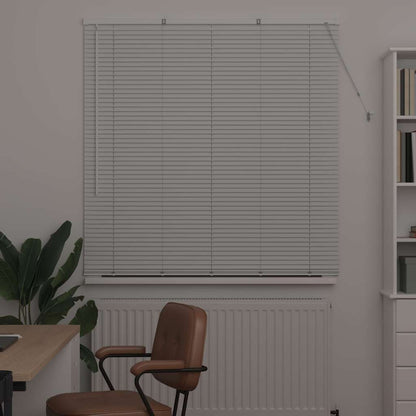 vidaXL Balkenjalousien Weiß 175 x 125 cm Aluminium