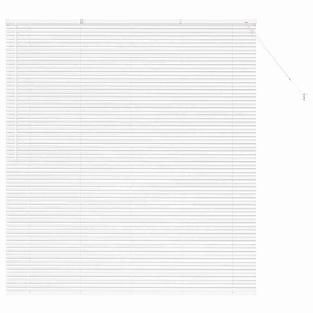vidaXL Balkenjalousien Weiß 175 x 160 cm Aluminium