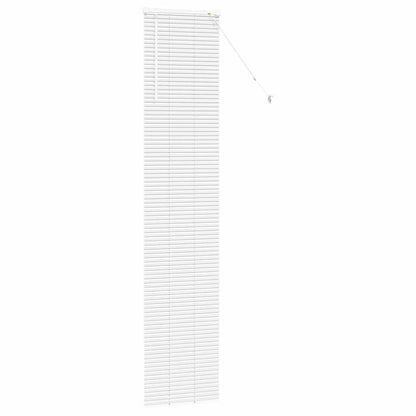 vidaXL Balkenjalousien Weiß 220 x 45 cm Aluminium