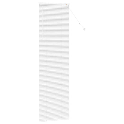 vidaXL Balkenjalousien Weiß 220 x 55 cm Aluminium