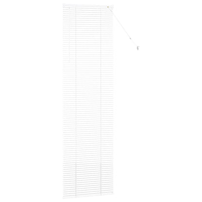 vidaXL Balkenjalousien Weiß 220 x 55 cm Aluminium