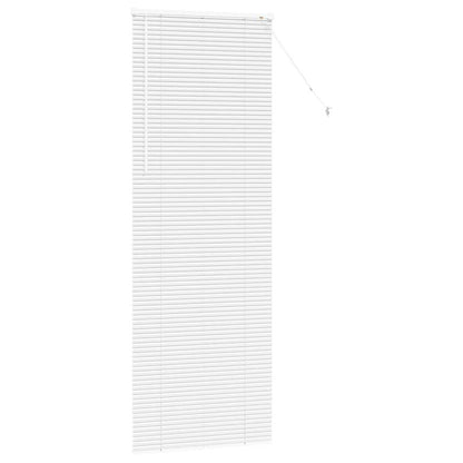 vidaXL Balkenjalousien Weiß 220 x 70 cm Aluminium