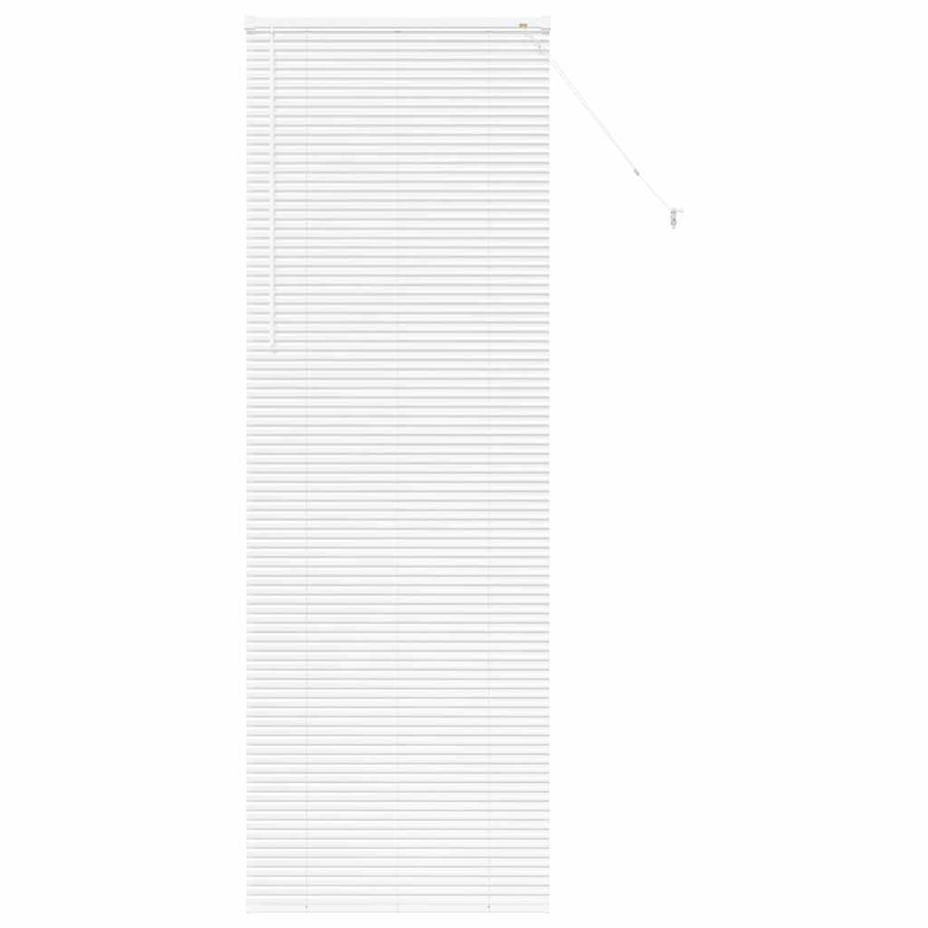 vidaXL Balkenjalousien Weiß 220 x 70 cm Aluminium