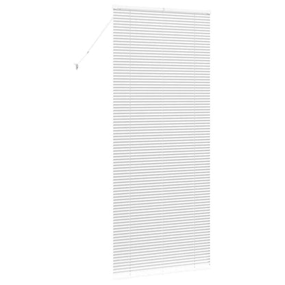 vidaXL Balkenjalousien Weiß 220 x 85 cm Aluminium