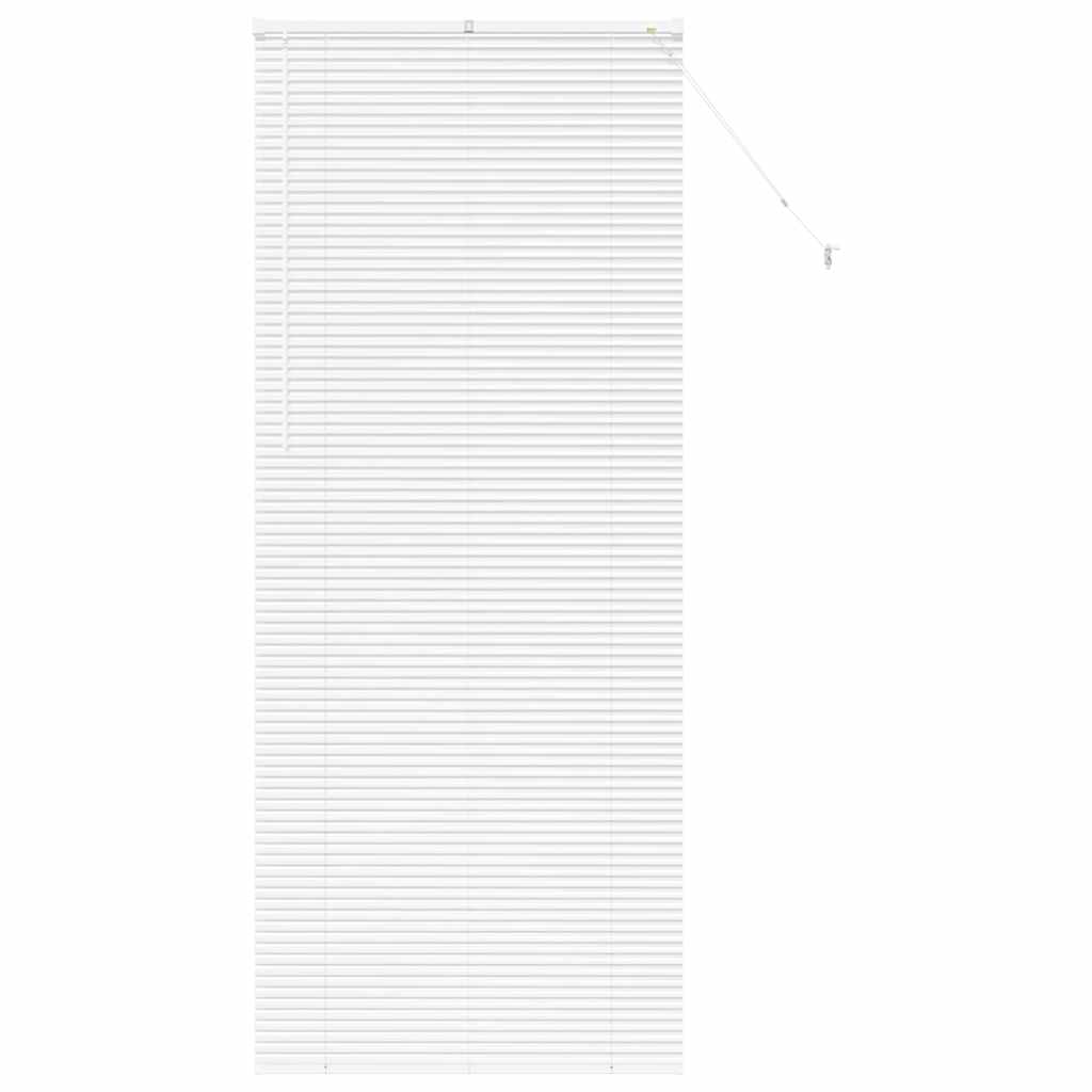 vidaXL Balkenjalousien Weiß 220 x 90 cm Aluminium