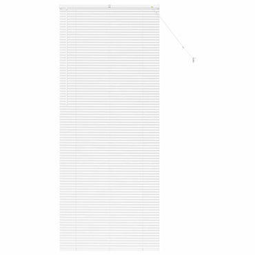 vidaXL Balkenjalousien Weiß 220 x 90 cm Aluminium