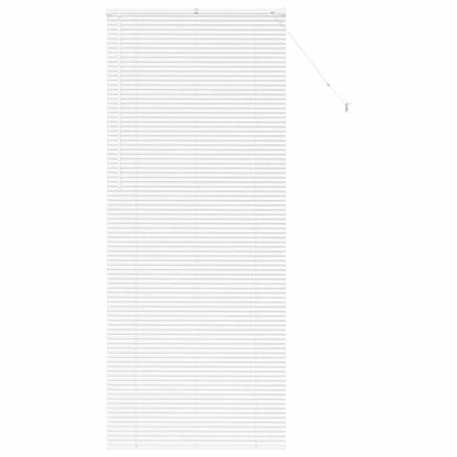 vidaXL Balkenjalousien Weiß 220 x 95 cm Aluminium