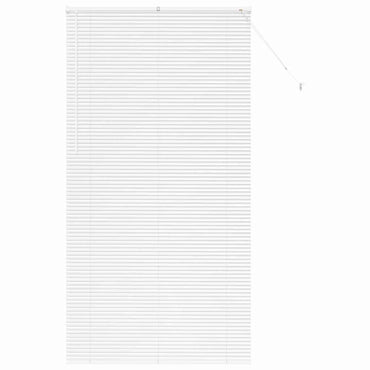 vidaXL Balkenjalousien Weiß 220 x 110 cm Aluminium