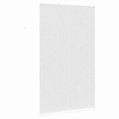 vidaXL Balkenjalousien Weiß 220 x 130 cm Aluminium