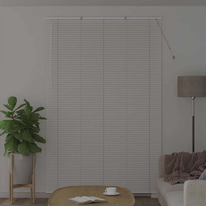 vidaXL Balkenjalousien Weiß 220x150cm Aluminium