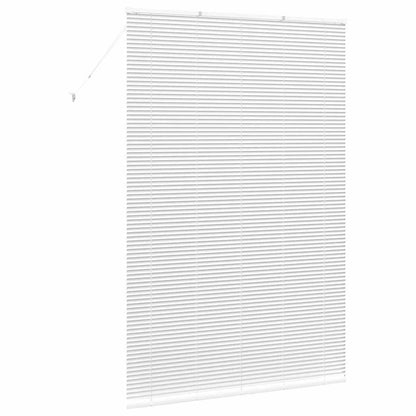 vidaXL Balkenjalousien Weiß 220x150cm Aluminium