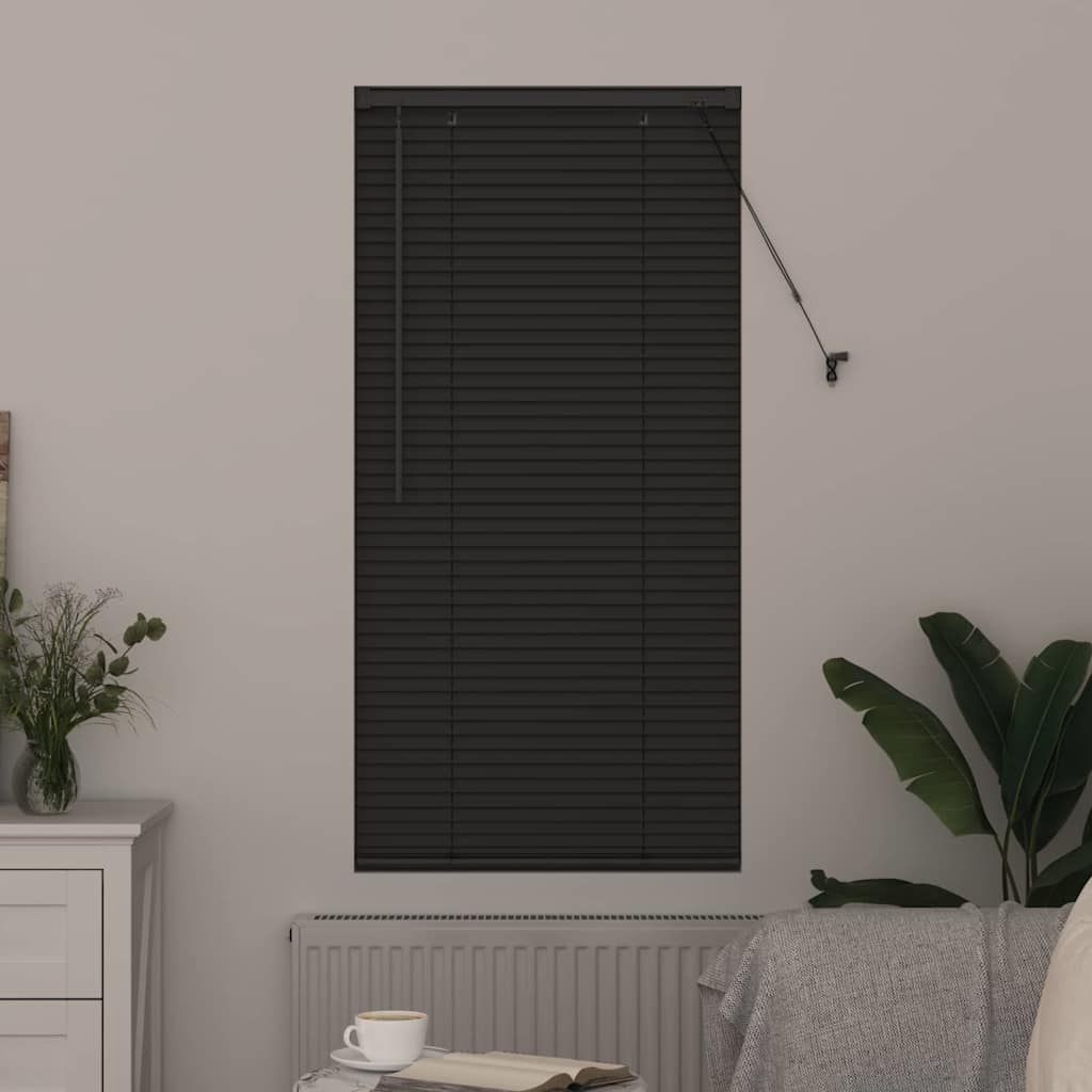 vidaXL Balkenjalousien Dunkelgrau 130 x 55 cm Aluminium