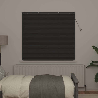 vidaXL Balkenjalousien Dunkelgrau 130 x 145 cm Aluminium